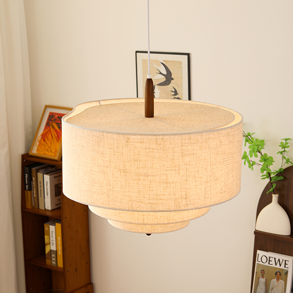 Restaurant B&B Creative Fabric Chandelier Farmhouse Retro Living Room Lighting