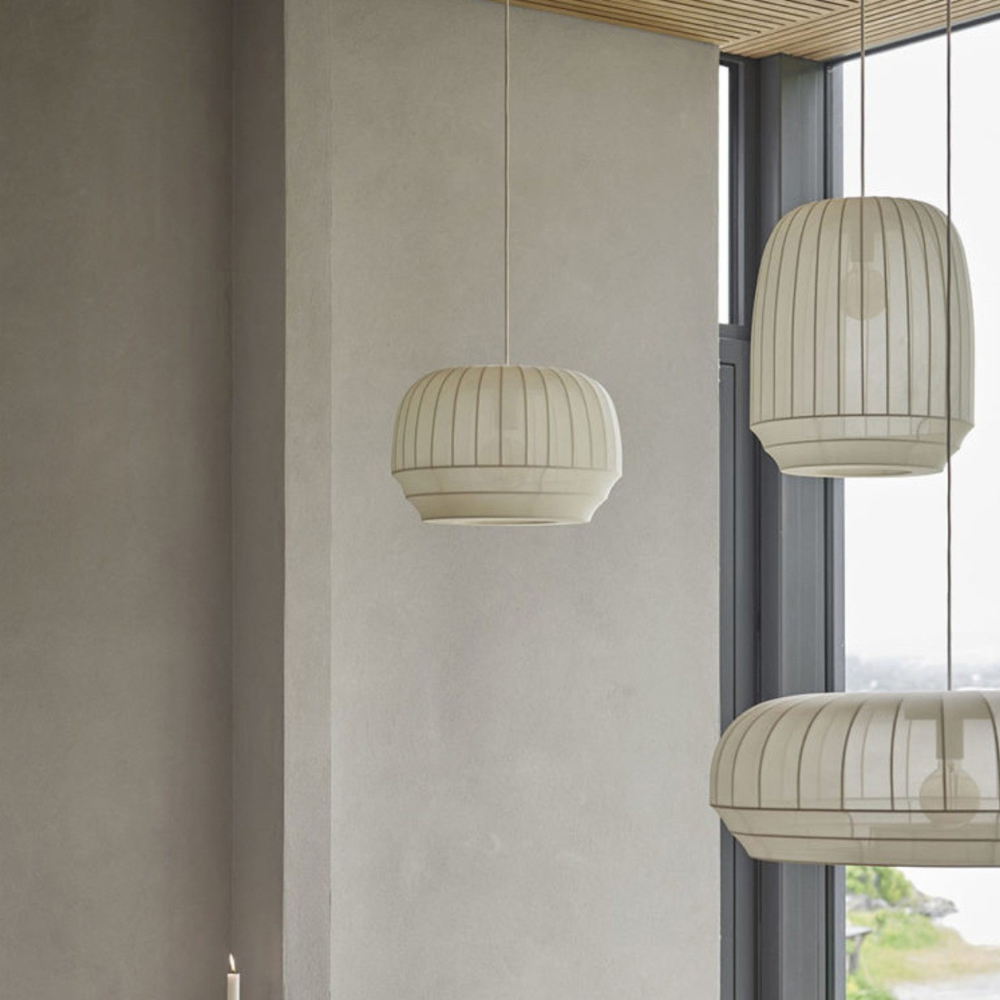 Japanese Style Fabric Pendant Light Creative Wabi-sabi Restaurant Handmade Chandelier