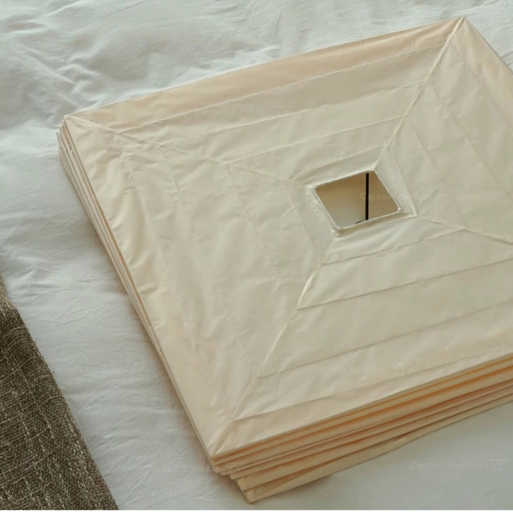 Japanese Style Paper Art Square Pendent Lamp