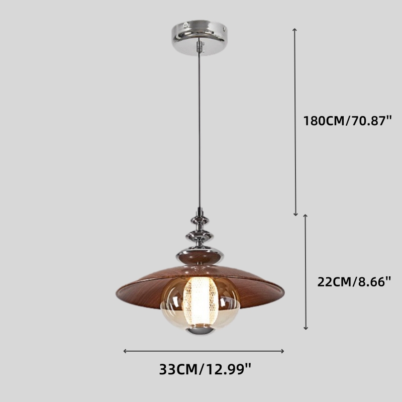 Retro Bauhaus Corridor Ceiling Light