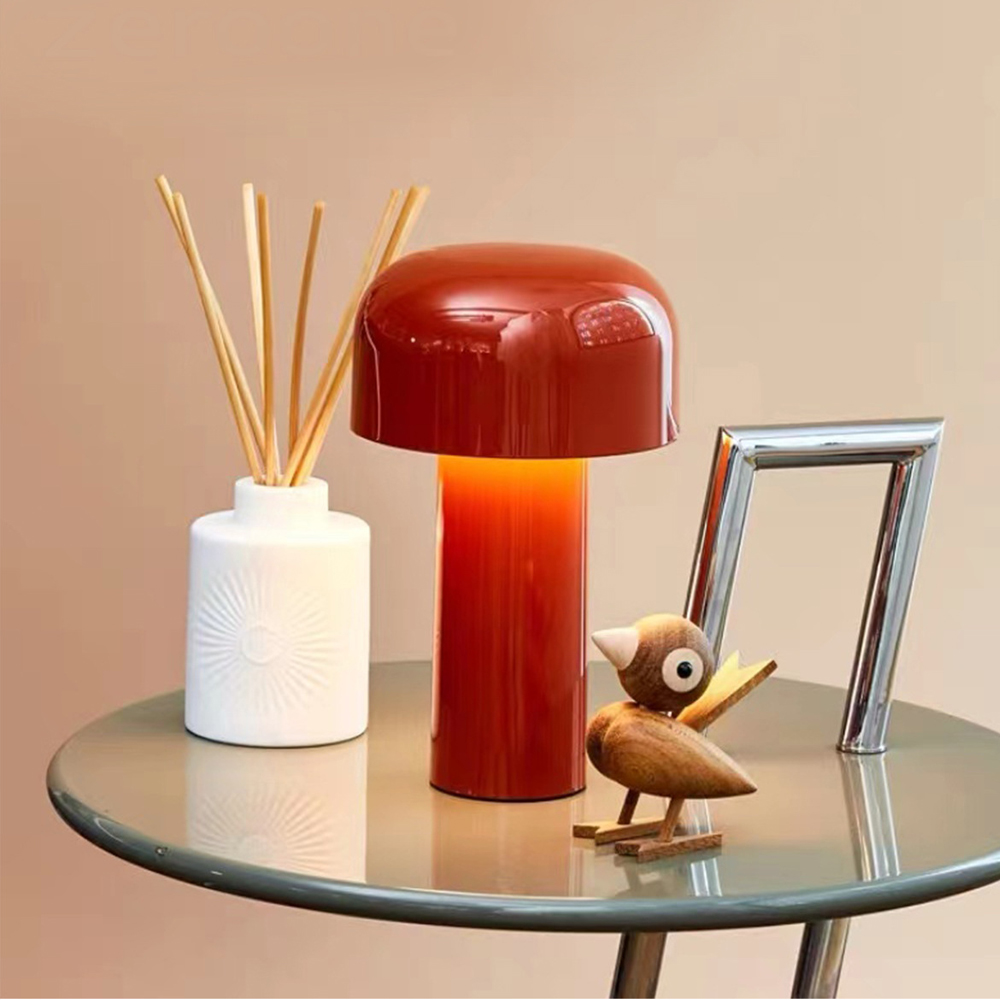 Designer creative mushroom table lamp portable bedside lamp desk lamp