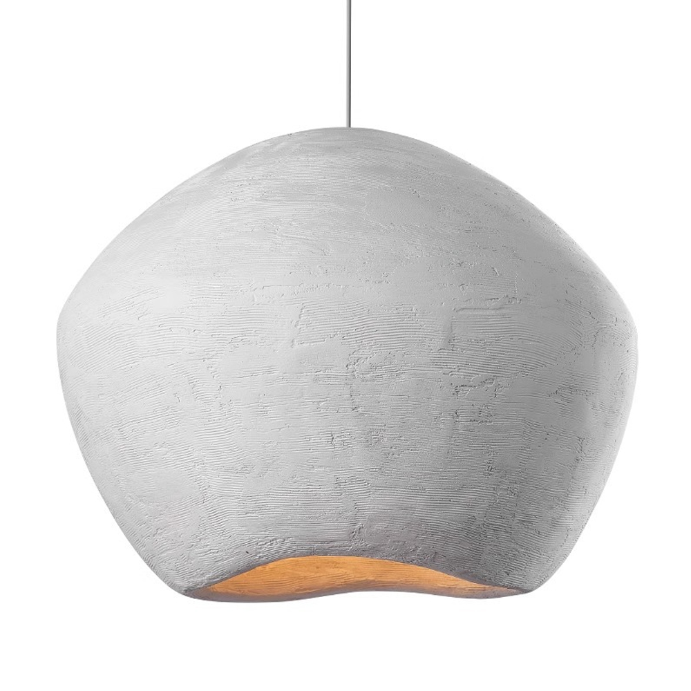 Japanese Minimalist Resin Chandelier Wabi-sabi B&B Dining Room Pendant Light