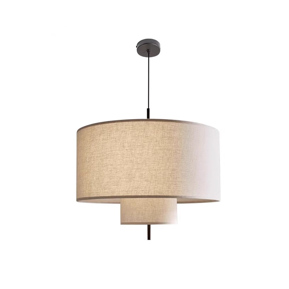 Wabi-sabi Style Nordic Fabric Chandelier Living Room Decorative Lamp