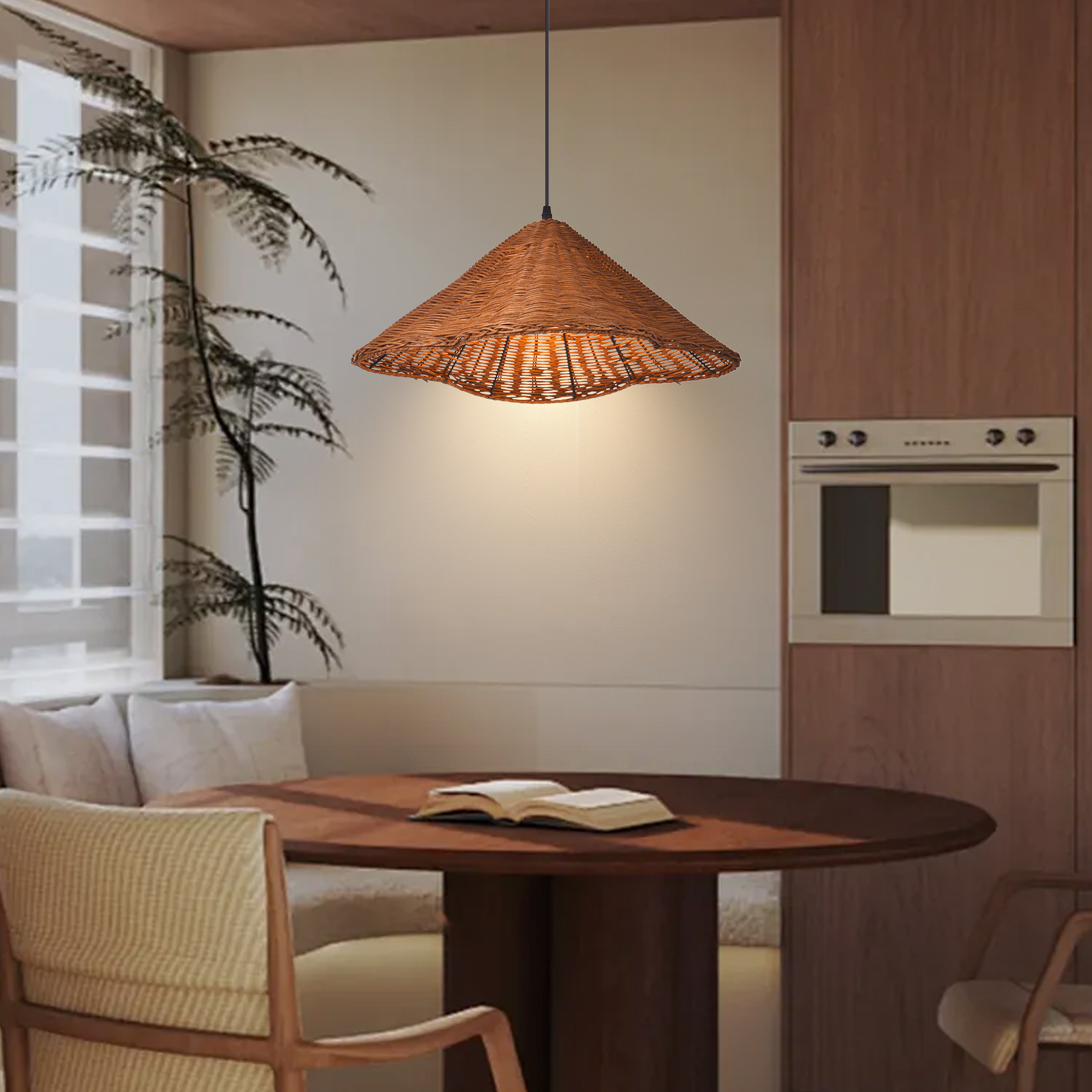 Simple Italian Silk Chandelier Nordic Living Room Bedroom Fabric Pendant Lights