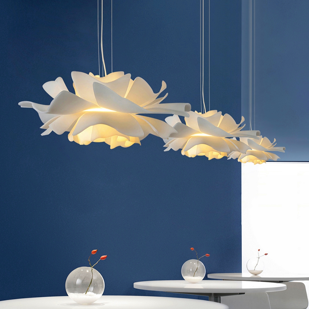 Nordic Modern Creative Petal Acrylic Pendant Light