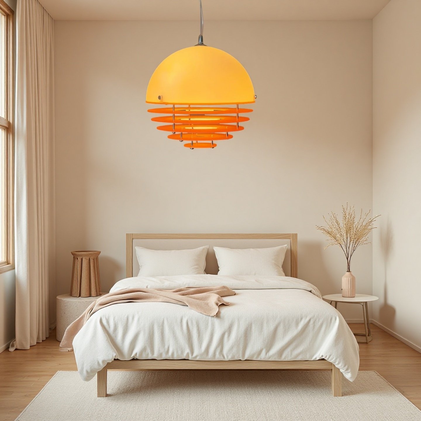 Sunset Pendant Light Bauhaus Style Ambient Hanging Lamp