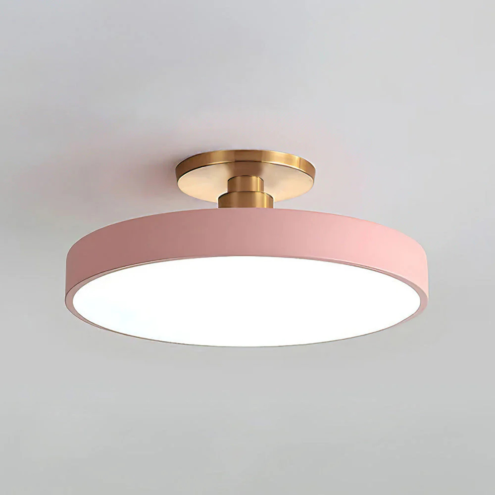 Macaron LED Flush Mount Ceiling Light For Bedroom