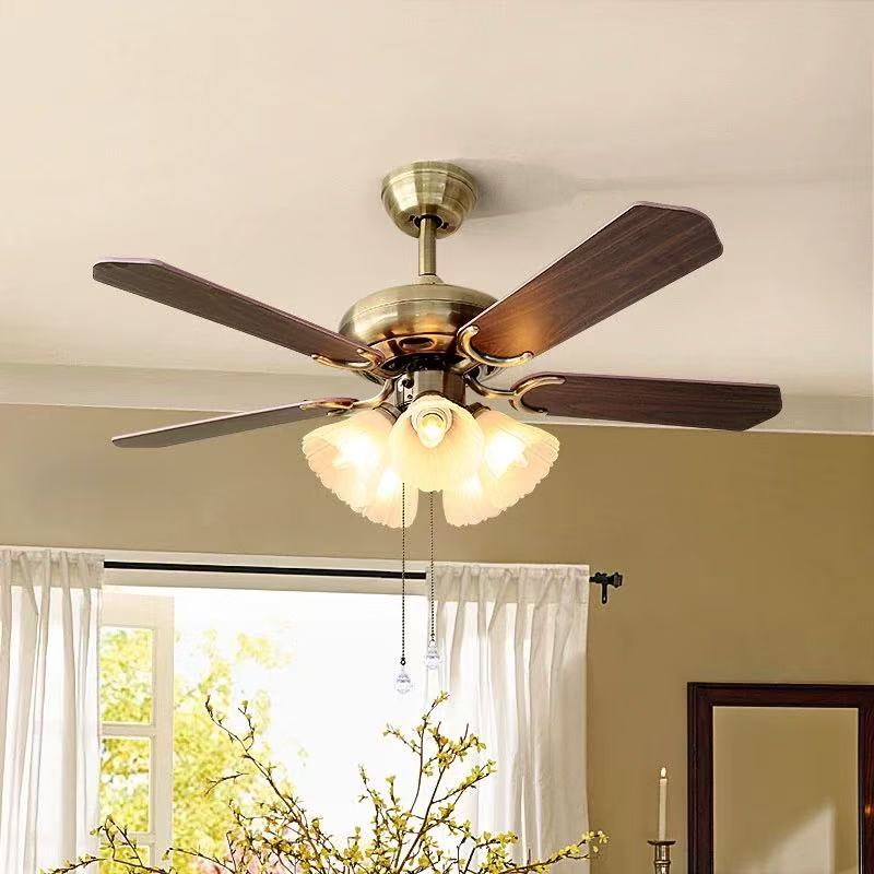Mid-Century Vintage Ceiling Fan Light Modern Retro Fan Light Fixture