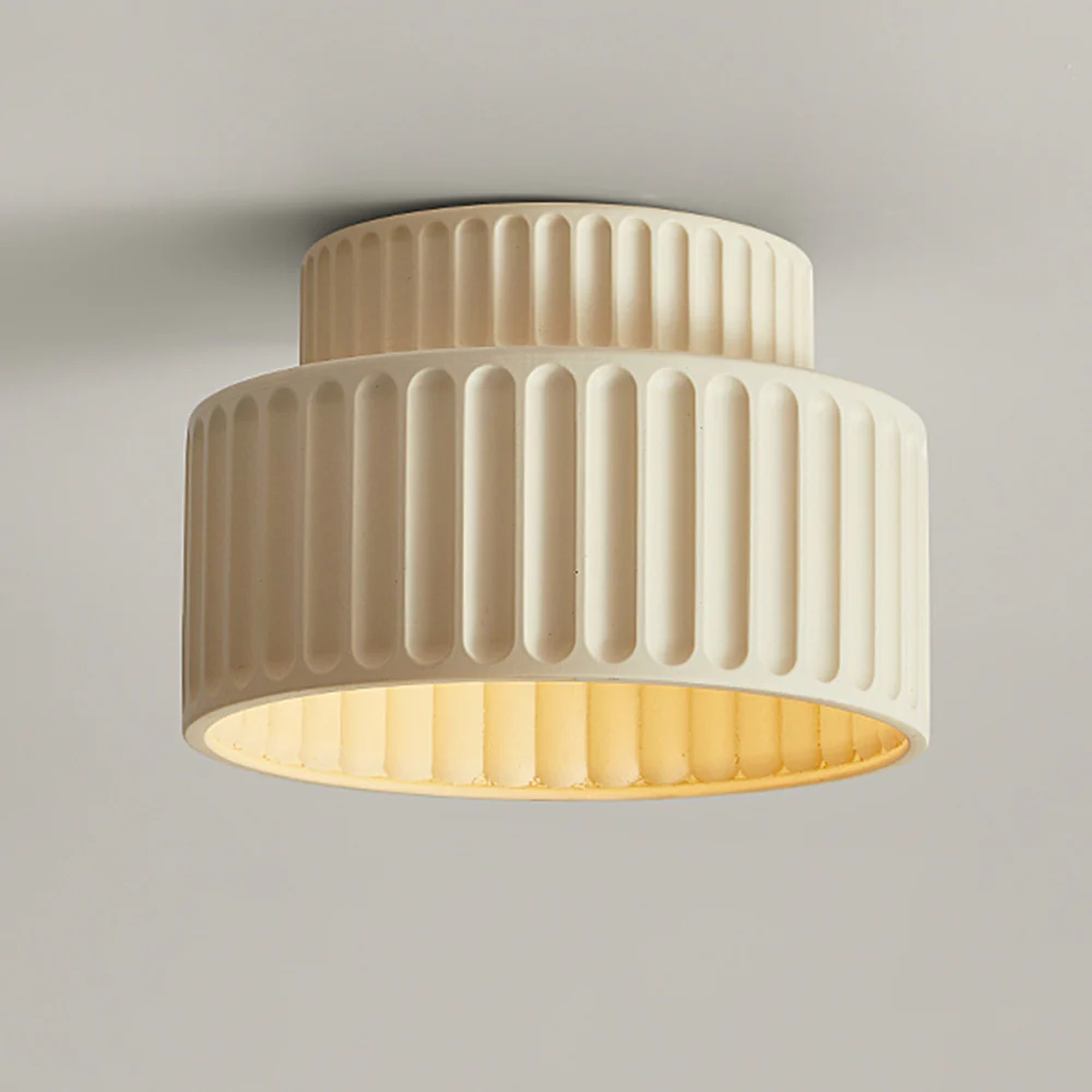 French retro style cream painted embedded ceiling light suitable for various rooms and corridor