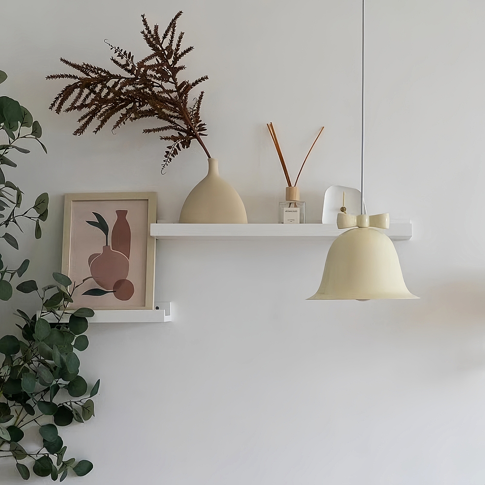 Nordic Creative Restaurant Bell Light Modern Simple Bow Pendant Light