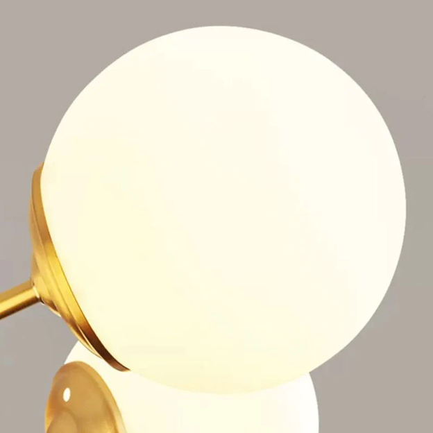 8-light Sputnik Gold Chandelier Brass Ceiling Light