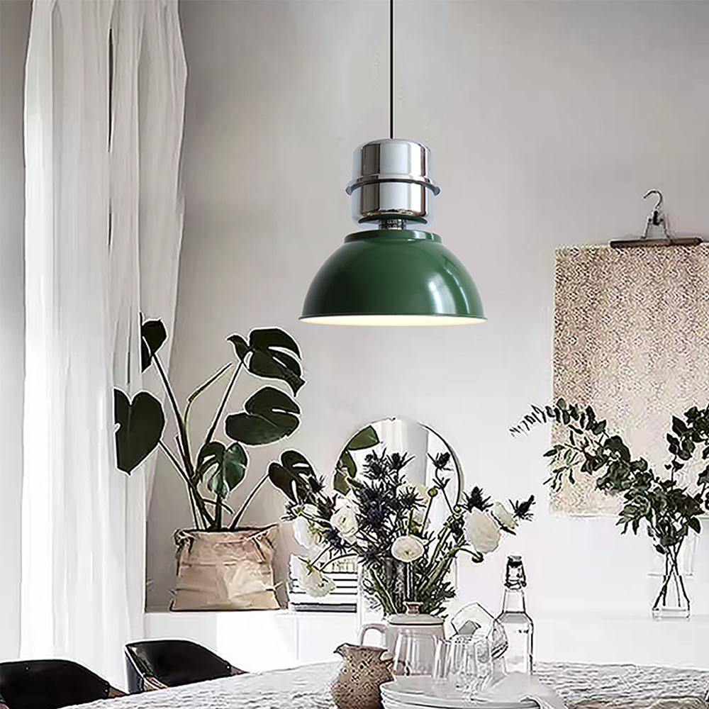 Industrial Vintage Iron Pendant Lights Flashlight Design Metal Chandelier