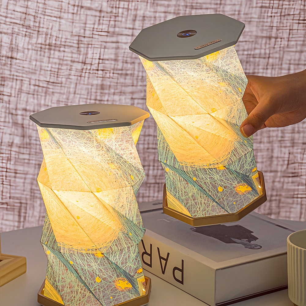 Starry Folding Paper Night Light Creative Gift Table Light