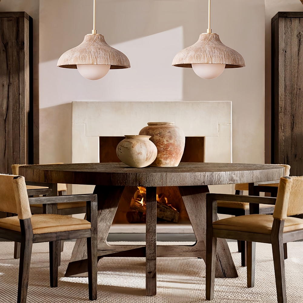 Vintage Light Fixtures Japanese-style Resin Pendant Light