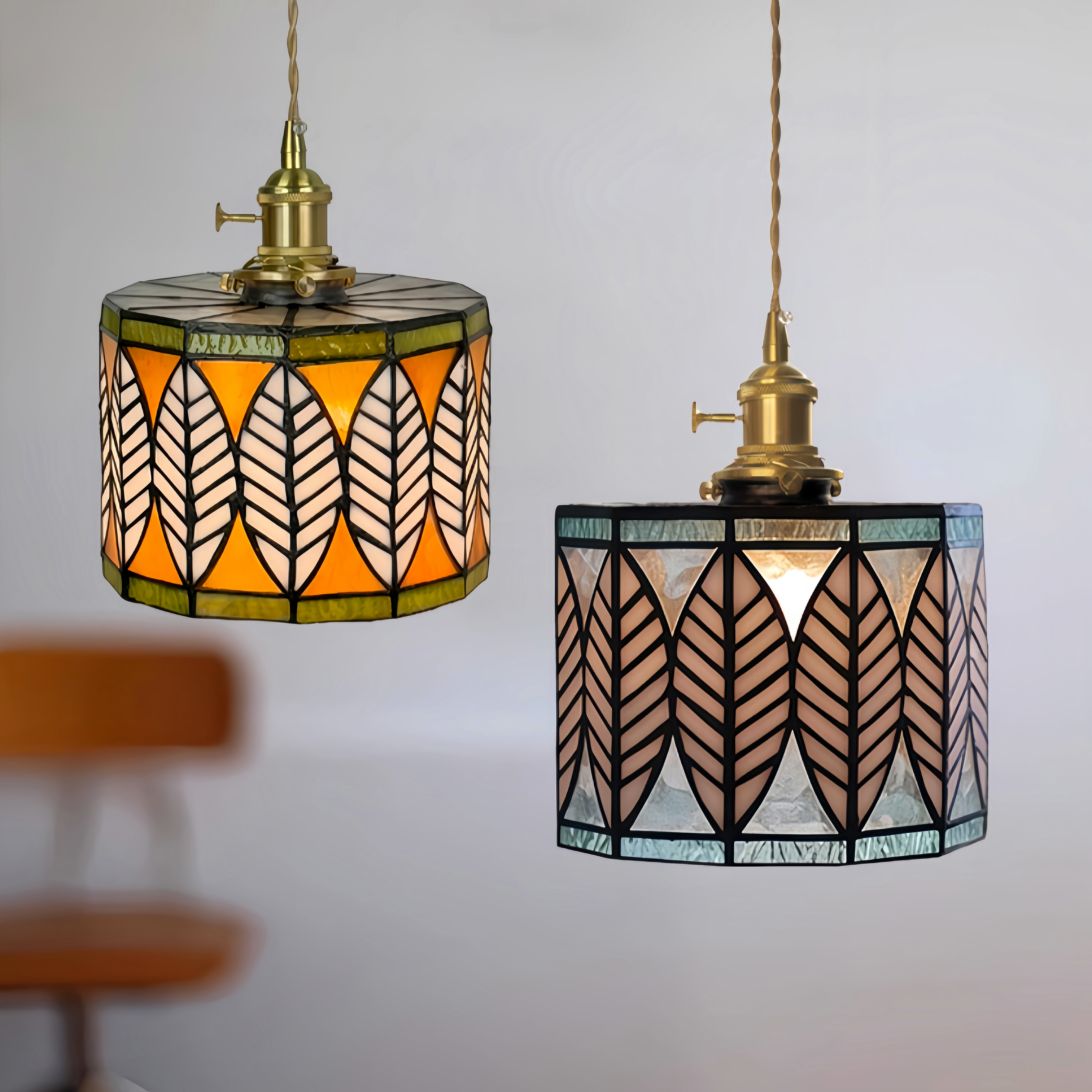 Nordic Creative Personalized Cake Color Solid Wood Pendant