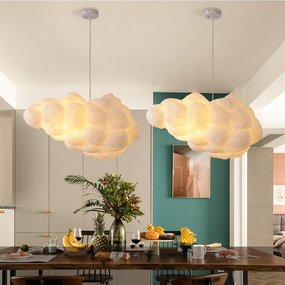 Nursery Creative Cloud Pendant Light Restaurant Dream Cloud Lamp Children's Room Hanging Lighting Fixture