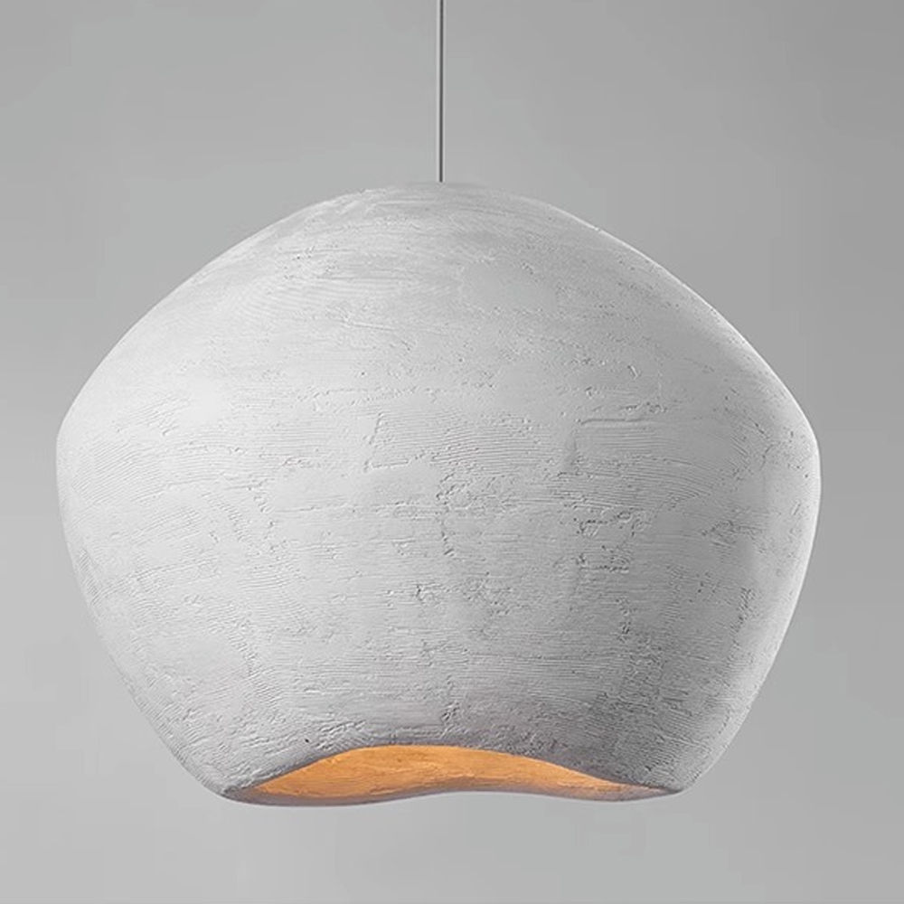 Japanese Minimalist Resin Chandelier Wabi-sabi B&B Dining Room Pendant Light