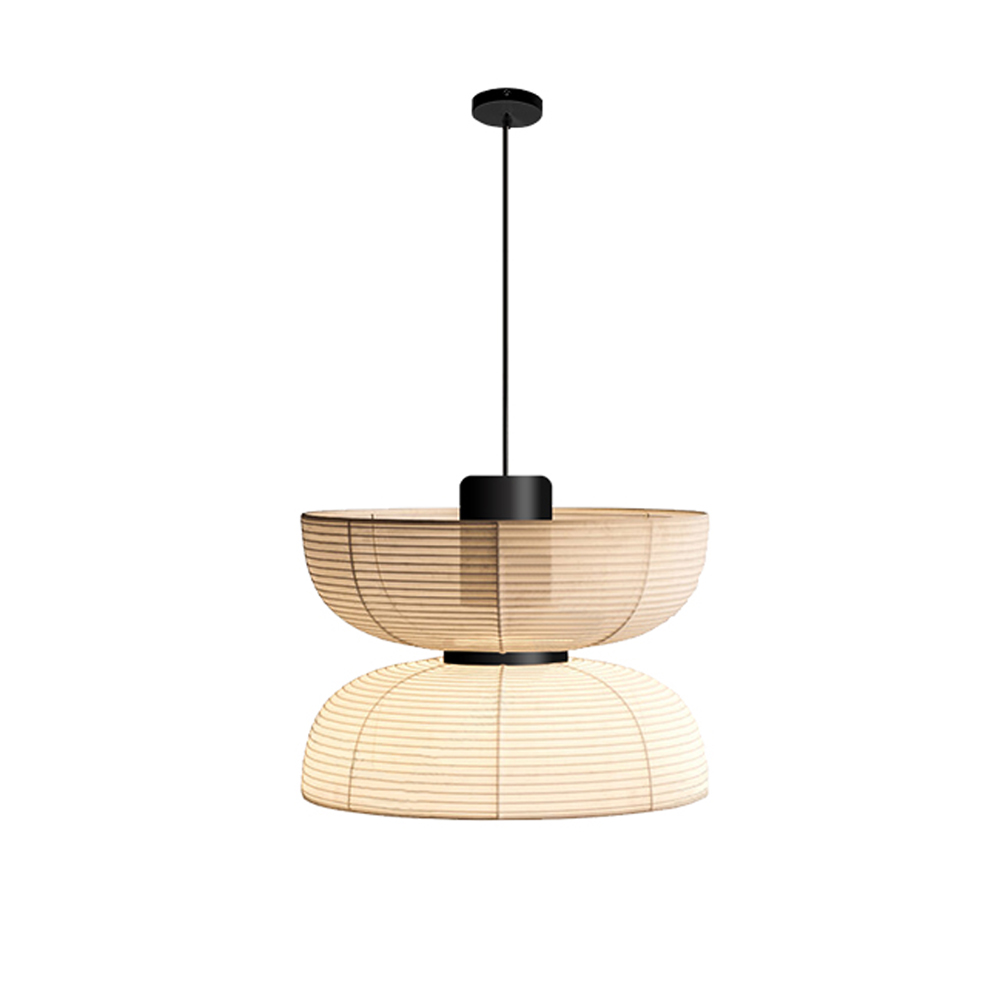 Japanese Wabi-Sabi Fabric Pendant Lights
