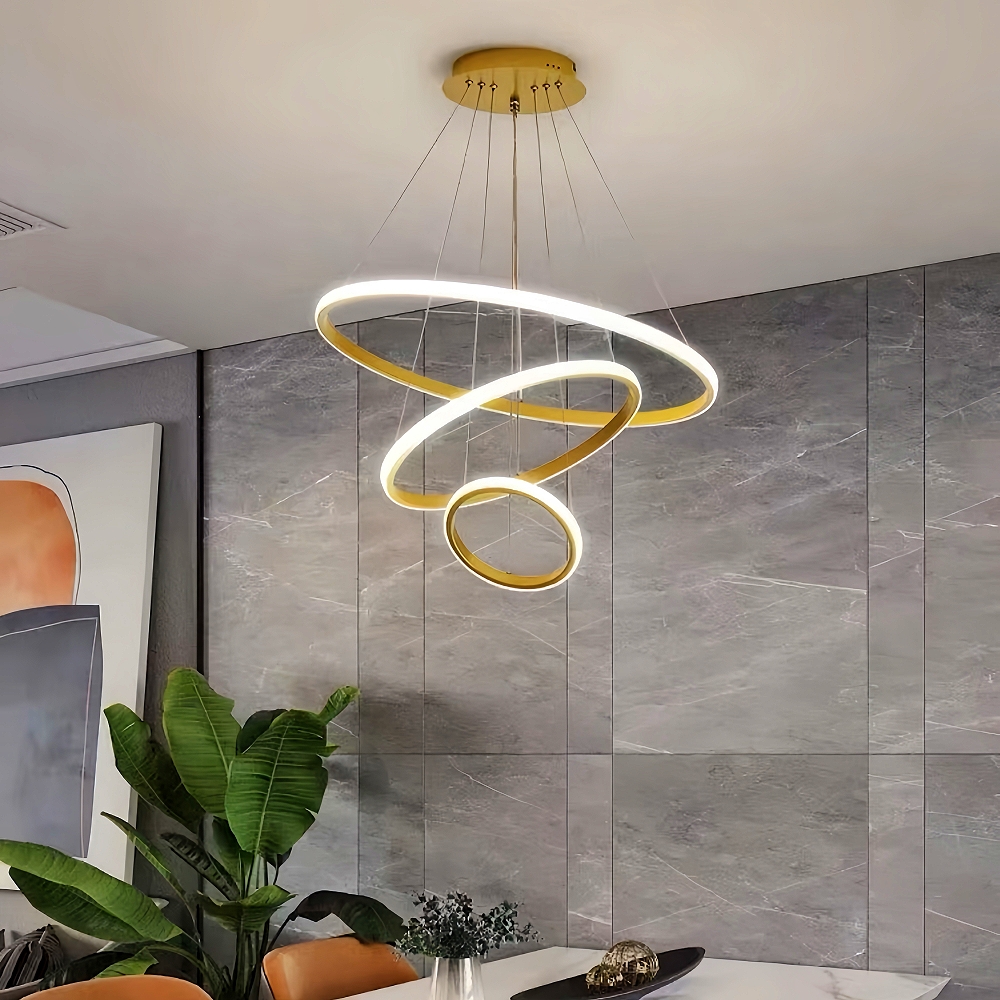 Modern Personalized And Minimalist Circular LED Pendant Light