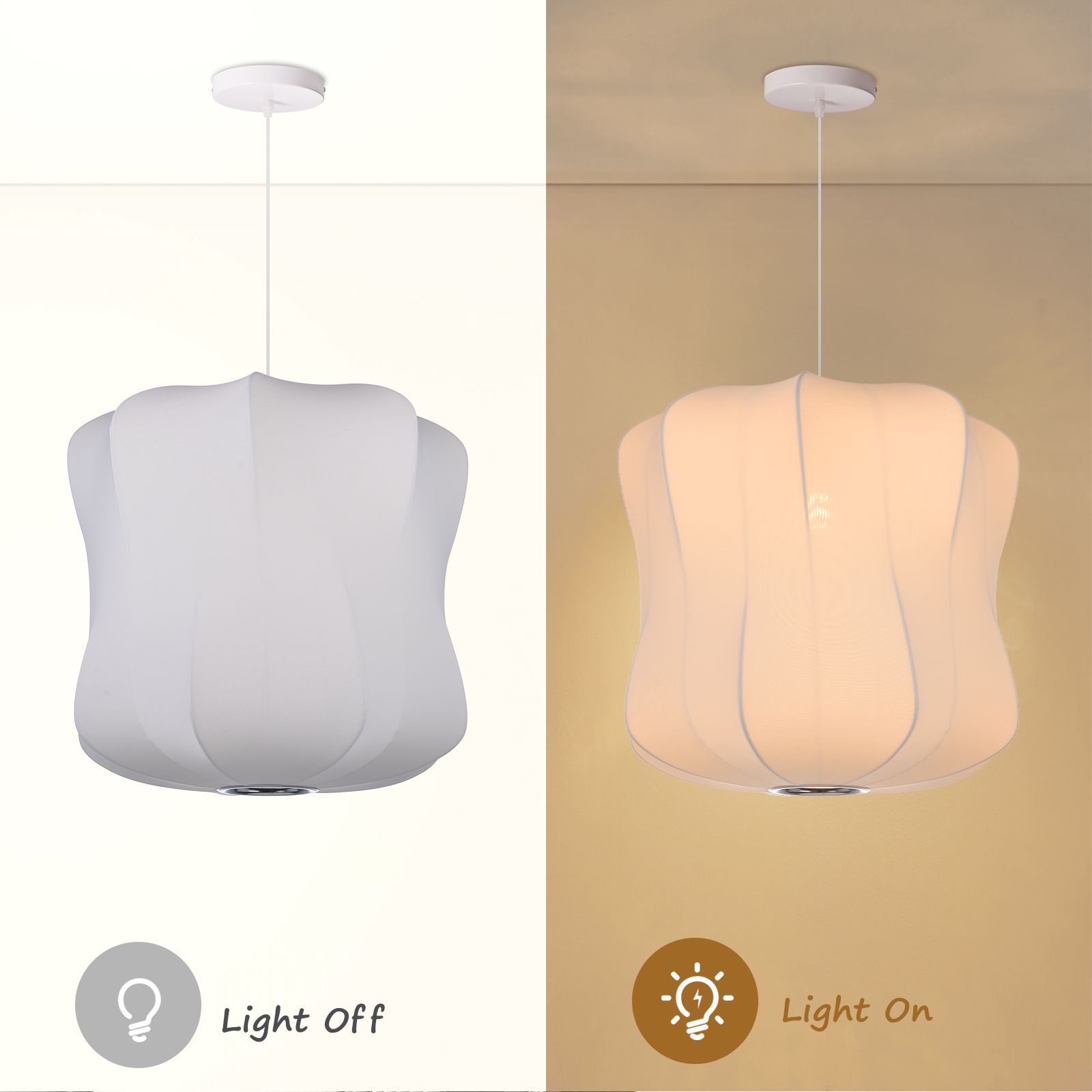 Nordic Italian Chandelier Restaurant Elastic Fabric Pendant Lamp Living Room Staircase Lights