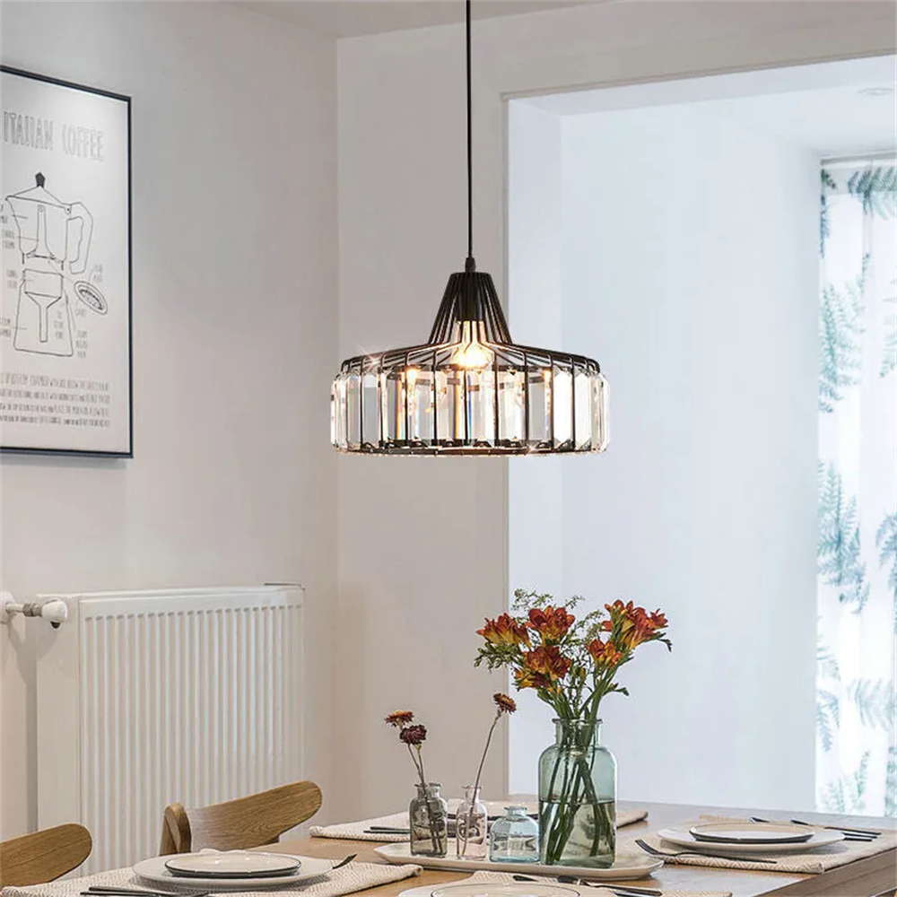 Modern Crystal Ceiling Light For Kitchen Island