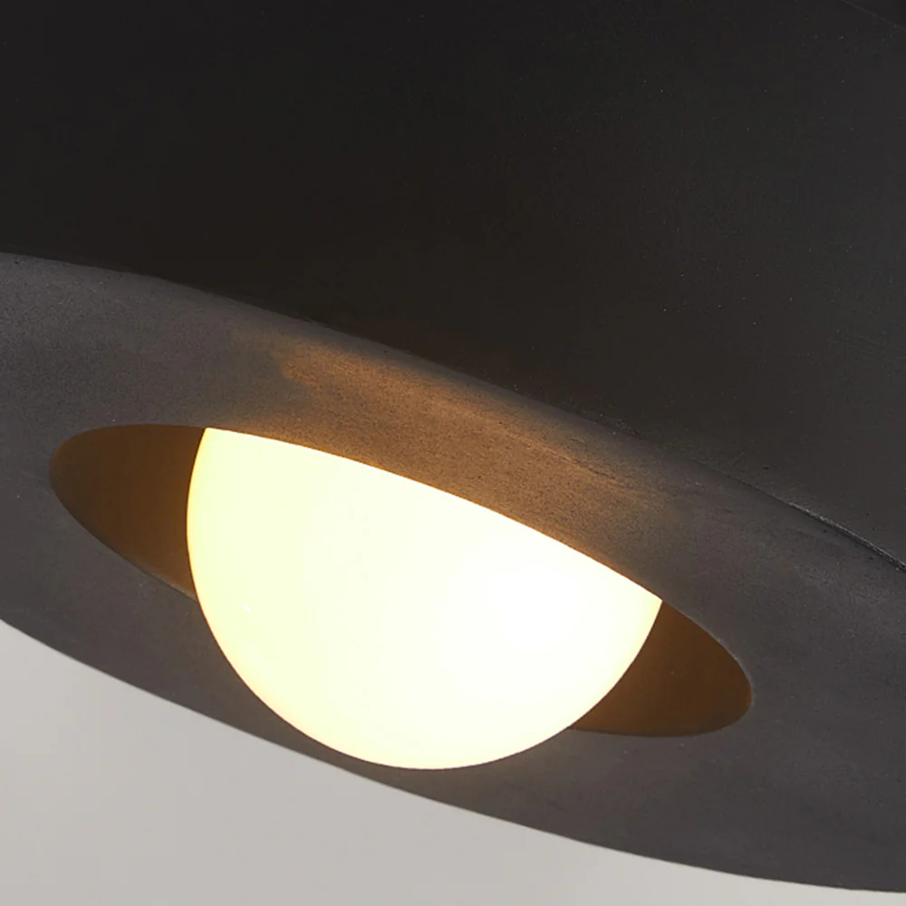 Nordic style Morandi Color Series Semi Embedded Ceiling Light