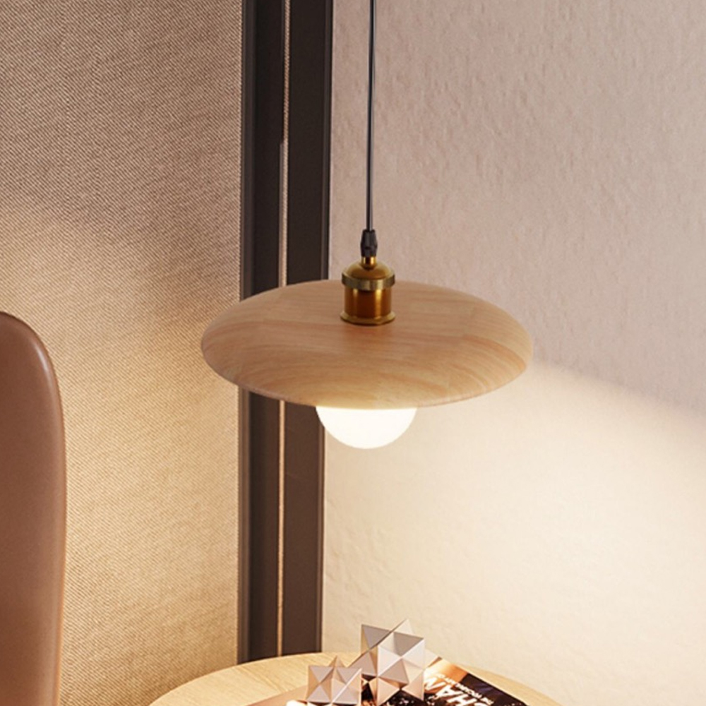 Japanese Kitchen Island Walnut Pendant Light B&B Bedroom Bedside Small Solid Wood Chandelier