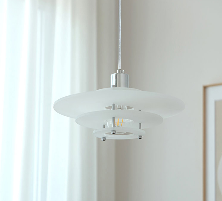 Medieval Bauhaus Acrylic Hanging Lamp For Restaurant