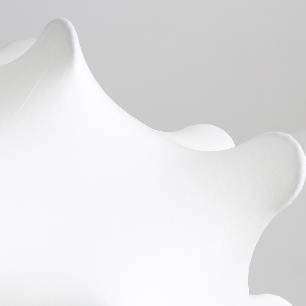 Retro Wabi-sabi Style Dining Room Hanging Lamp Art Imitation Silk Chandelier