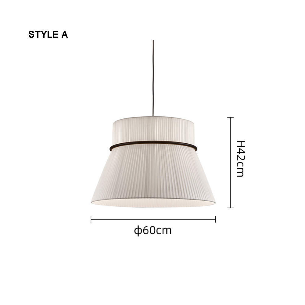 Designer Commercial Decorative Fabric Chandelier Modern Japanese-style Restaurant Hanging Lamp