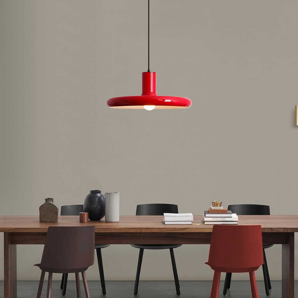 Danish Designer Iron Chandelier Retro Dining Room Table Metal Pendant Light