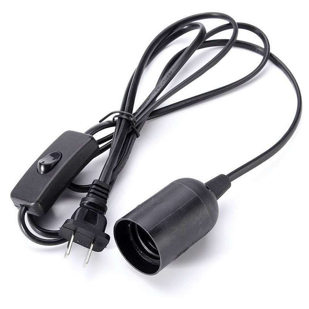 E26 Lamp Holder plug-in cord With Switch