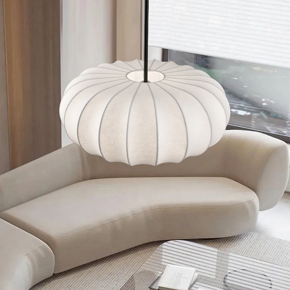 Wabi Sabi Silk Chandelier for Restaurant or Bedside Lighting