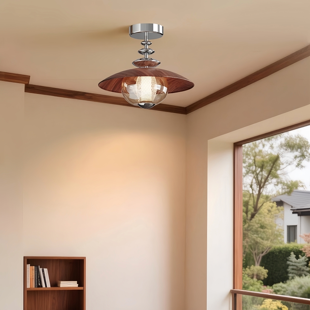 Retro Bauhaus Corridor Ceiling Light