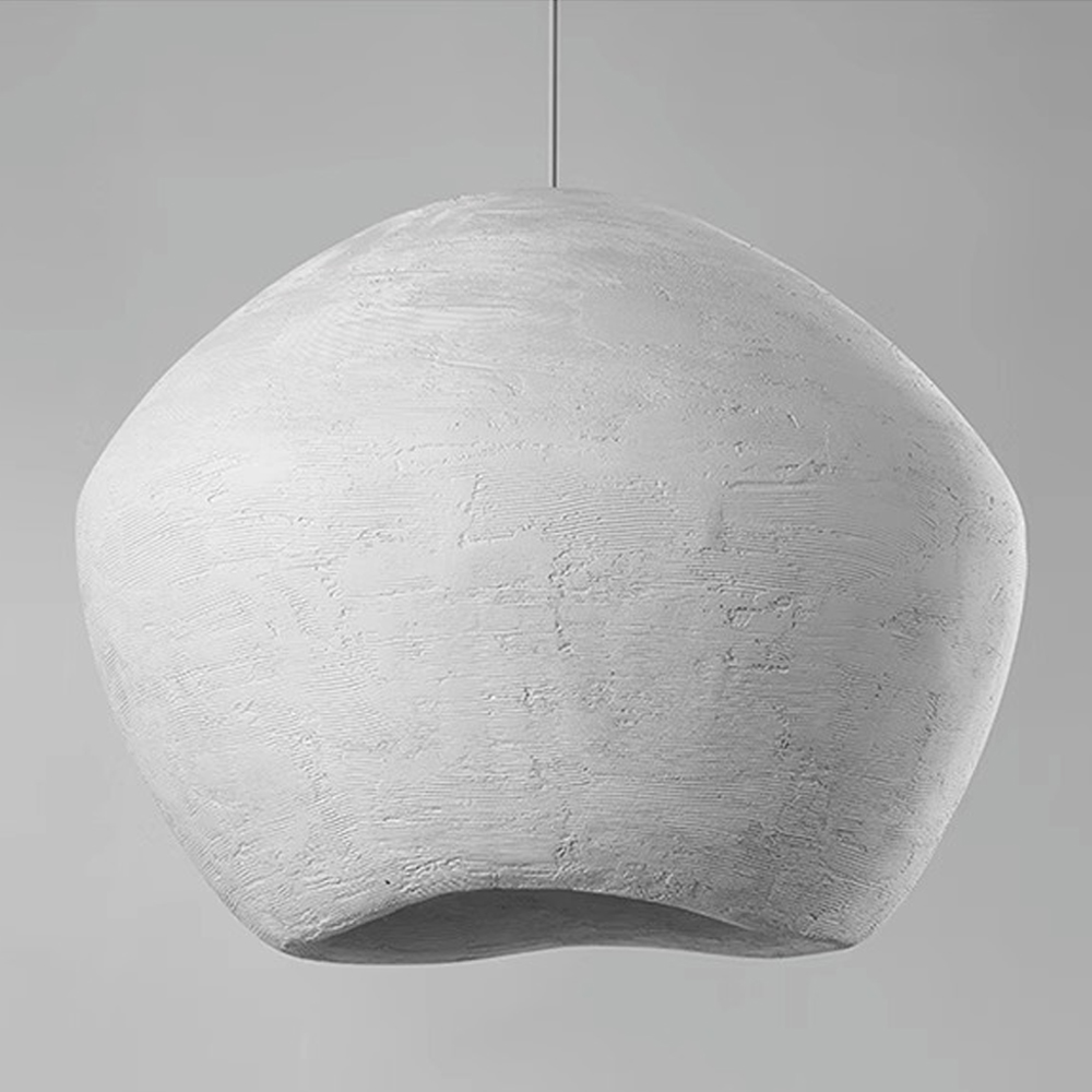 Japanese Minimalist Resin Chandelier Wabi-sabi B&B Dining Room Pendant Light