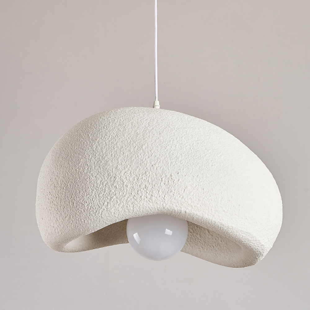 Nordic Designer Resin Pendant Light French Cream Style Modern Living Room Chandelier