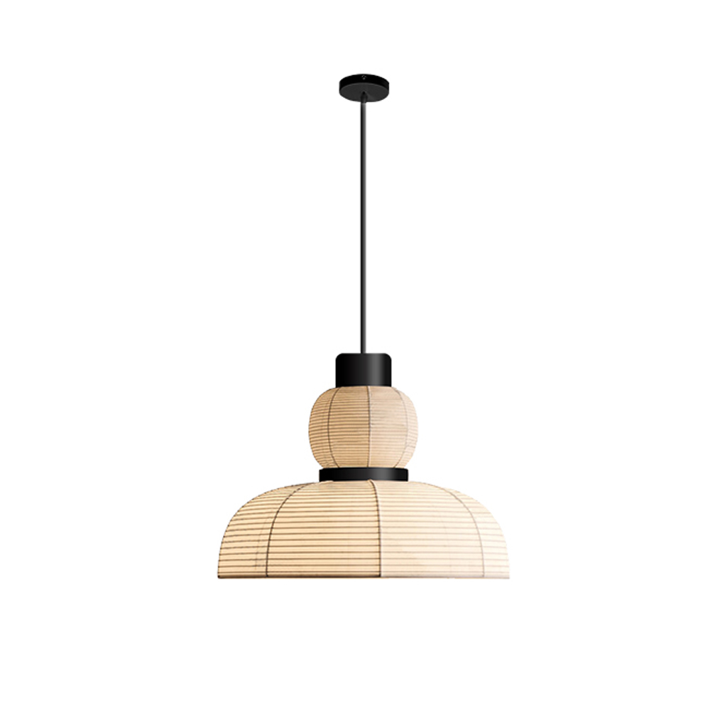 Japanese Wabi-Sabi Fabric Pendant Lights