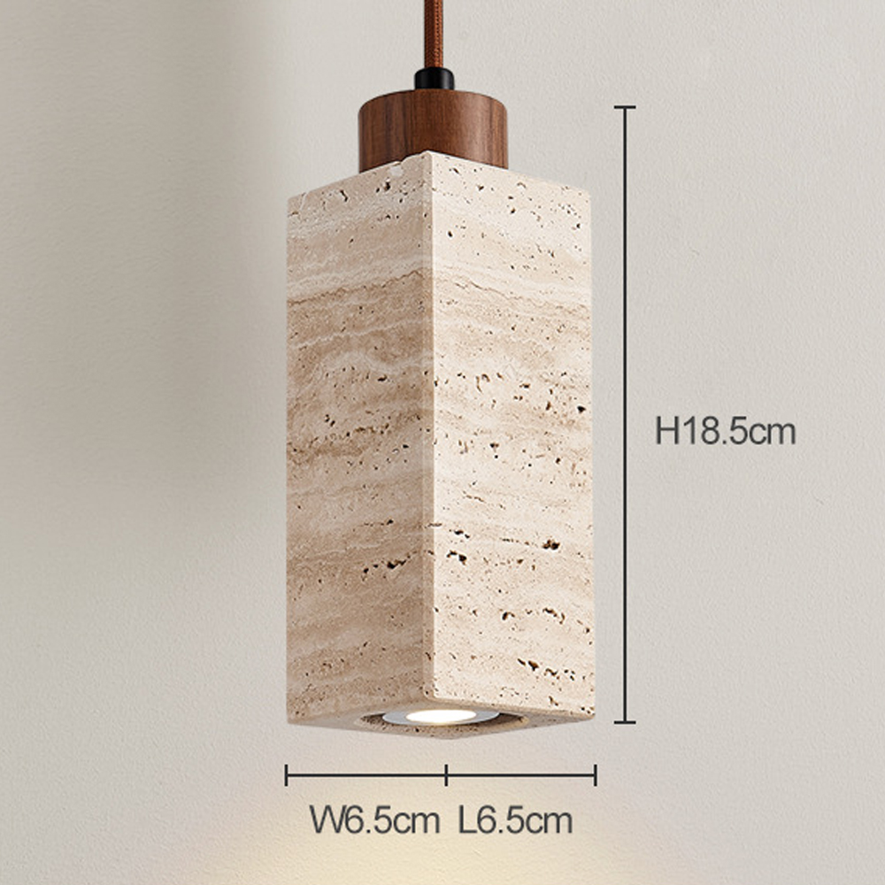 Wabi-sabi Marble Chandelier Island Table Retro Window Spotlight