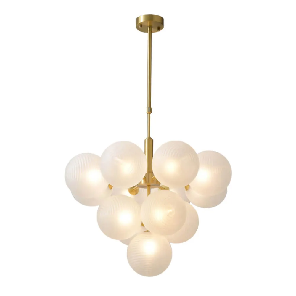 Simple Nordic Glass Bubble Chandelier