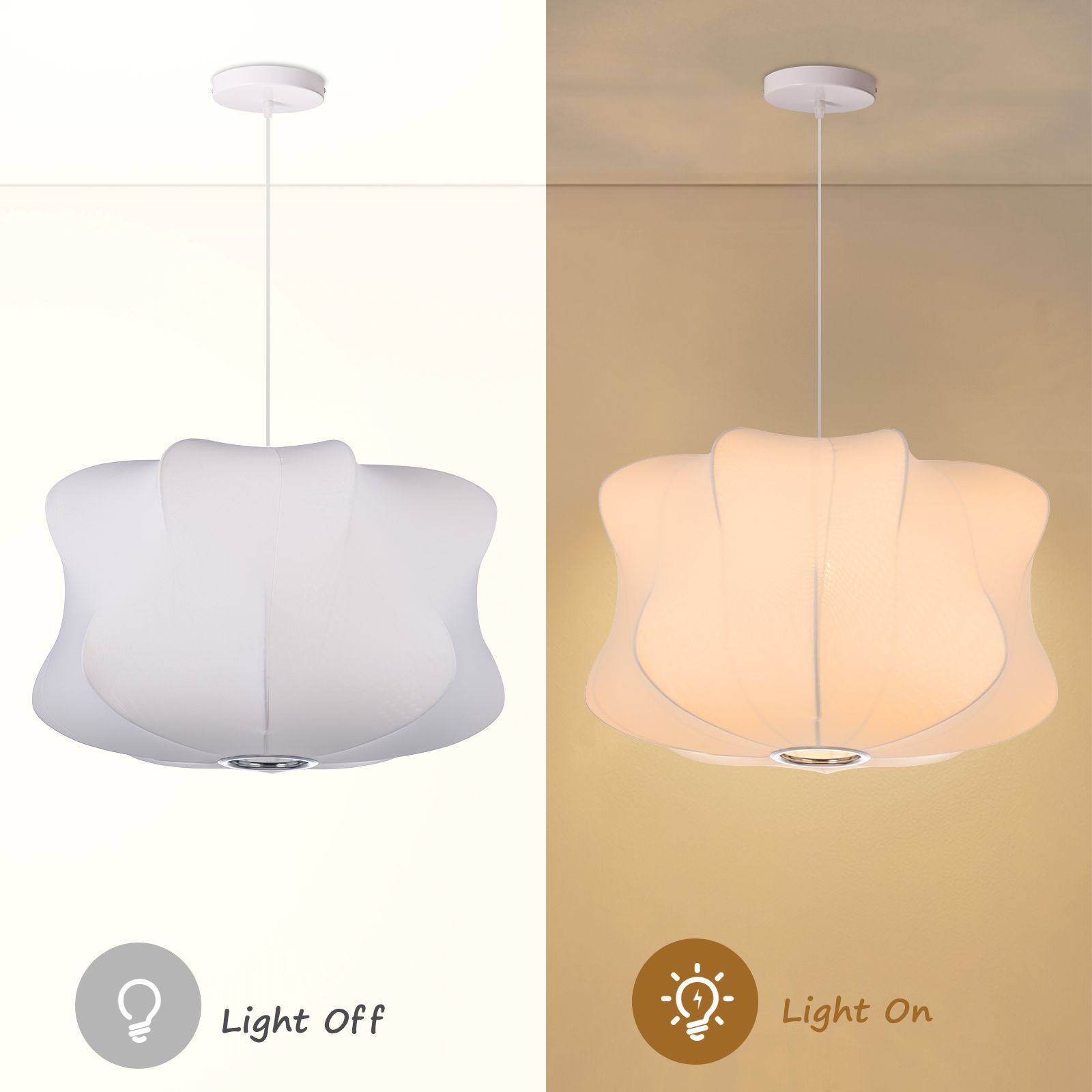 Nordic Italian Chandelier Restaurant Elastic Fabric Pendant Lamp Living Room Staircase Lights