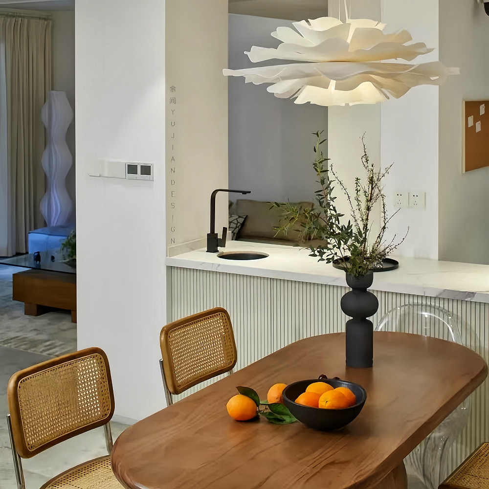 Nordic Modern Creative Petal Acrylic Pendant Light