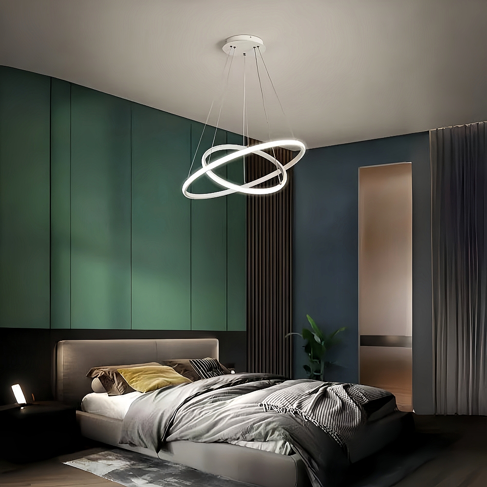 Modern Personalized And Minimalist Circular LED Pendant Light