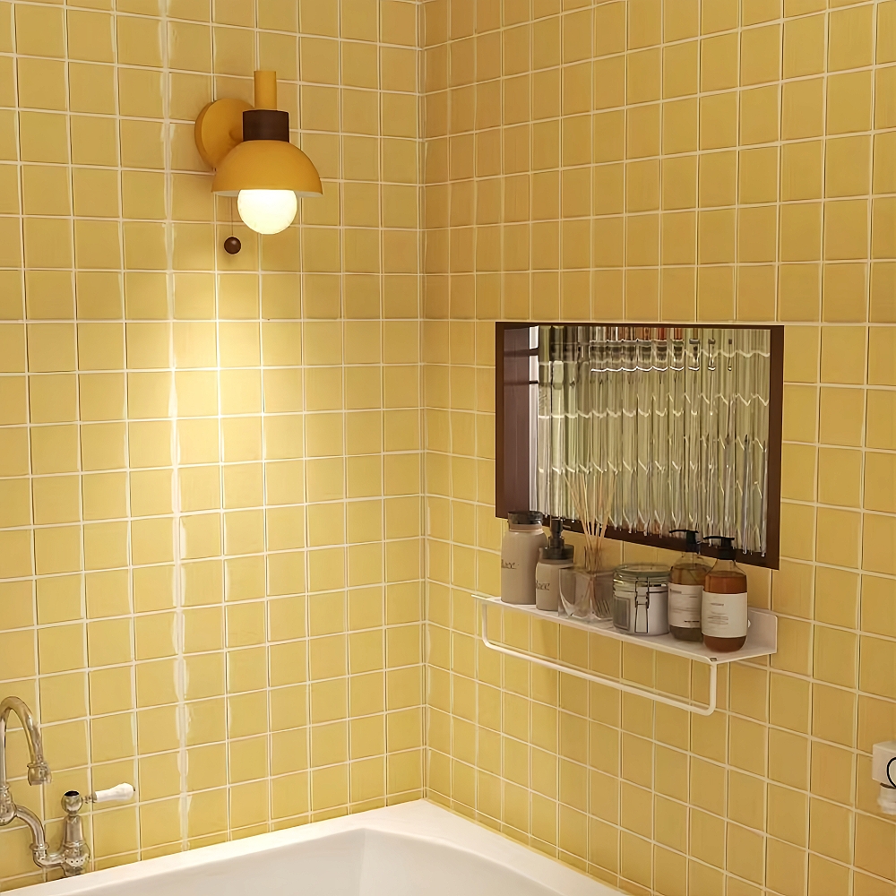 Macaron Color Matte Dome Wall Lamp In Living Room Foyer Hallway