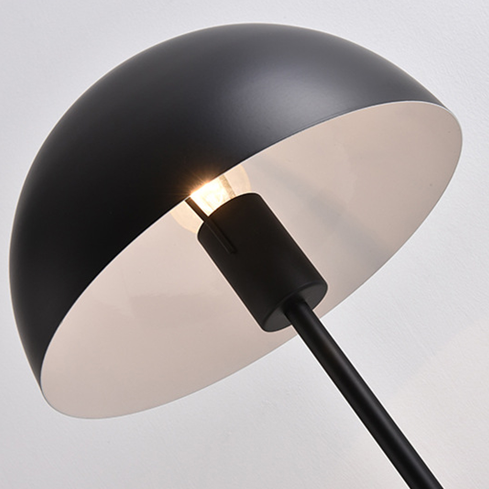 Plug In Mushroom Table Lamp Bedroom Bedside Creative LED Metal Desk Light
