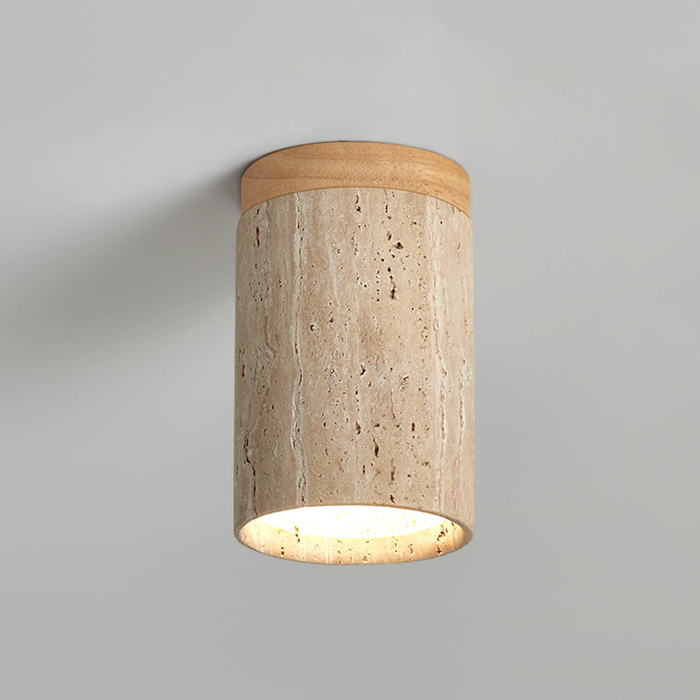 Japanese-style living room corridor ceiling lamp cream style