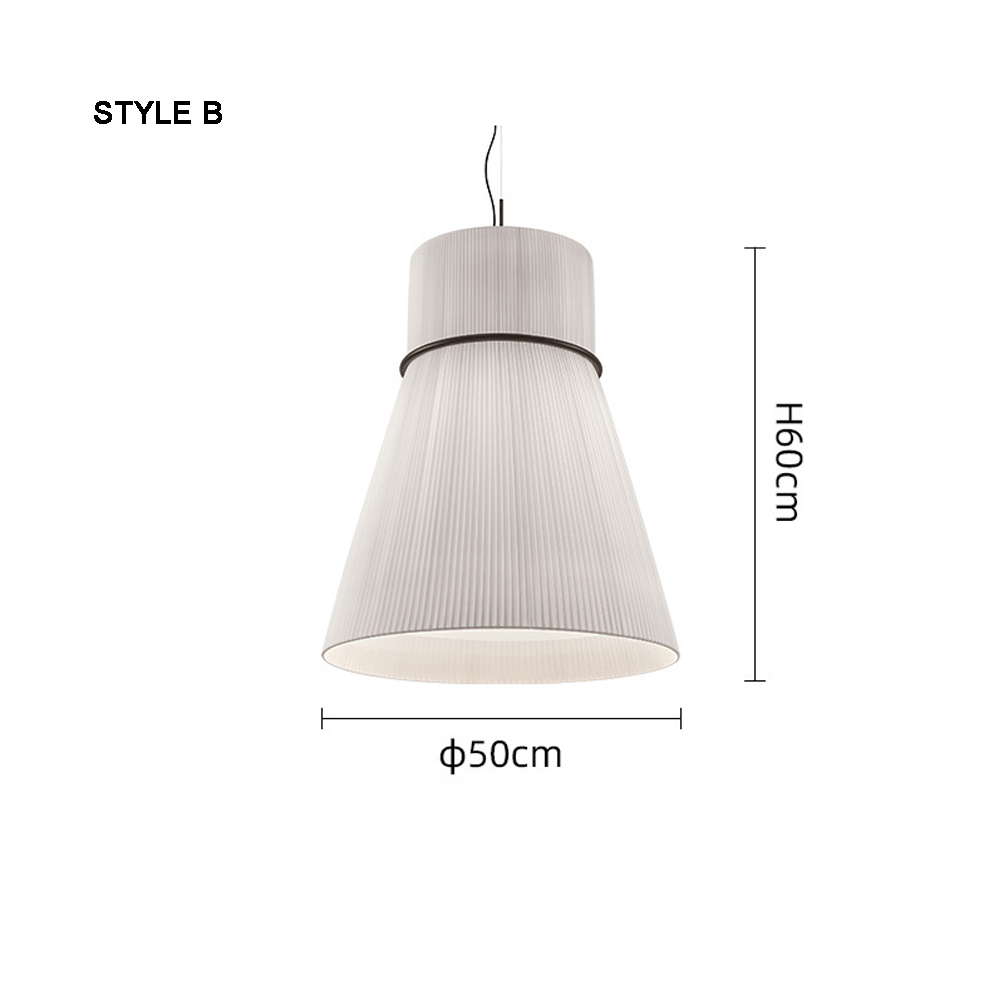 Designer Commercial Decorative Fabric Chandelier Modern Japanese-style Restaurant Hanging Lamp