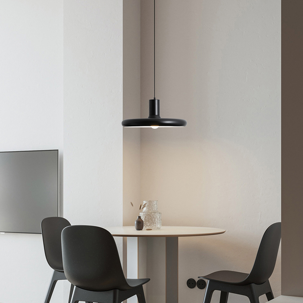 Danish Designer Iron Chandelier Retro Dining Room Table Metal Pendant Light