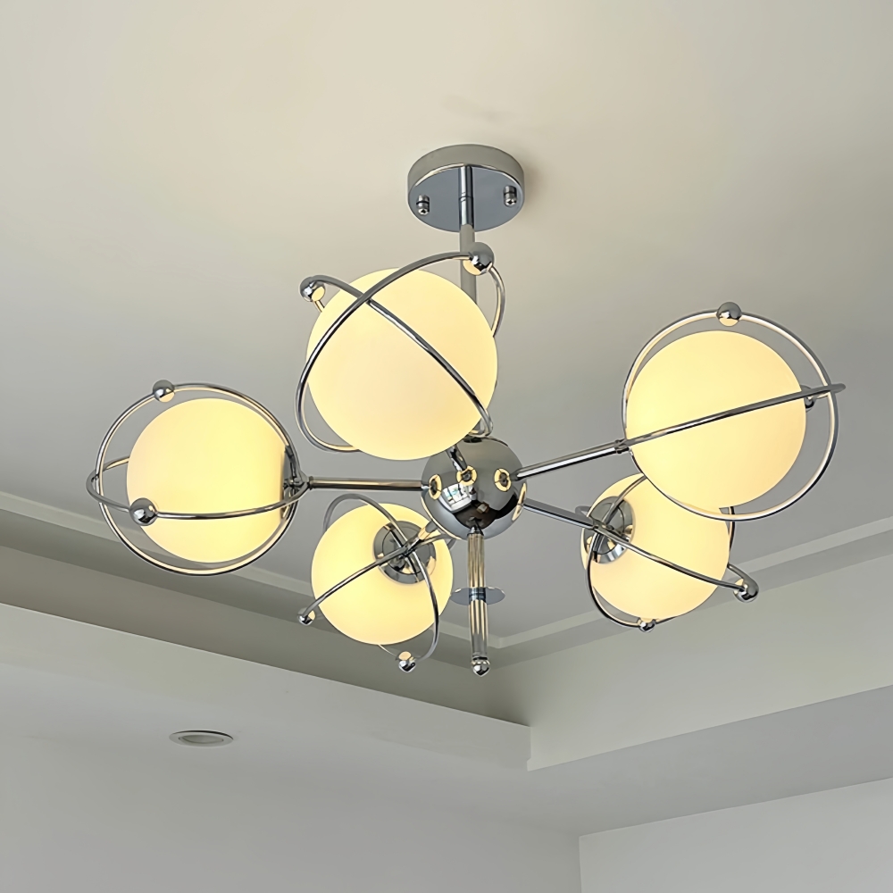 Bauhaus Space Element Glass Pendant Living Room Magic Bean Lighting Fixture