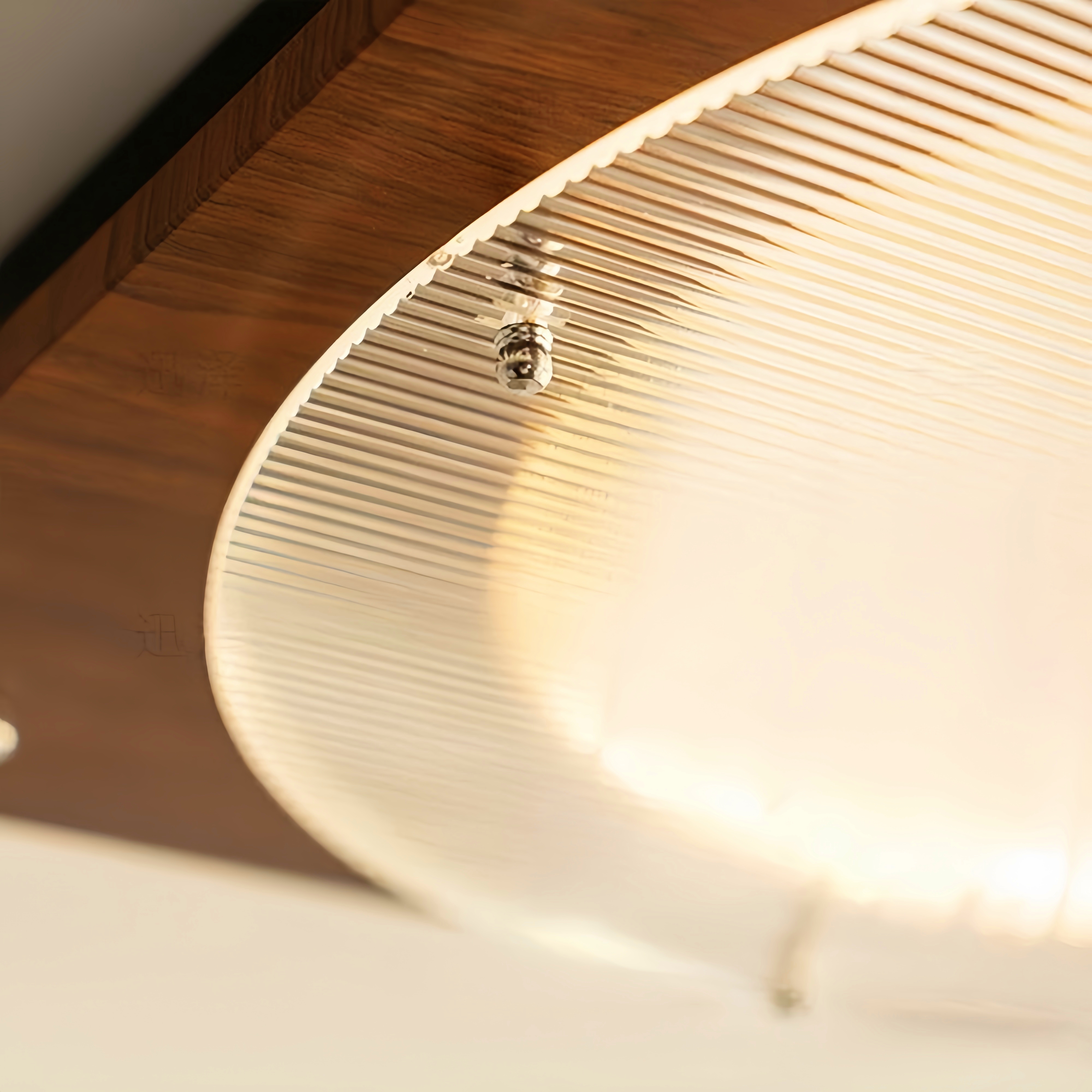 French Bauhaus Entrance Foyer Ceiling Light 