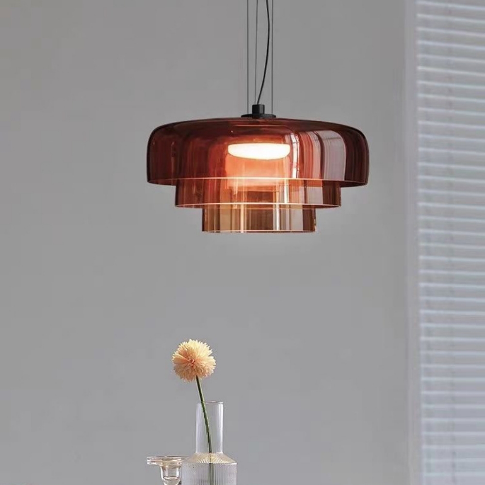 Nordic Style Sleek Minimalist Design Glass Pendant Light